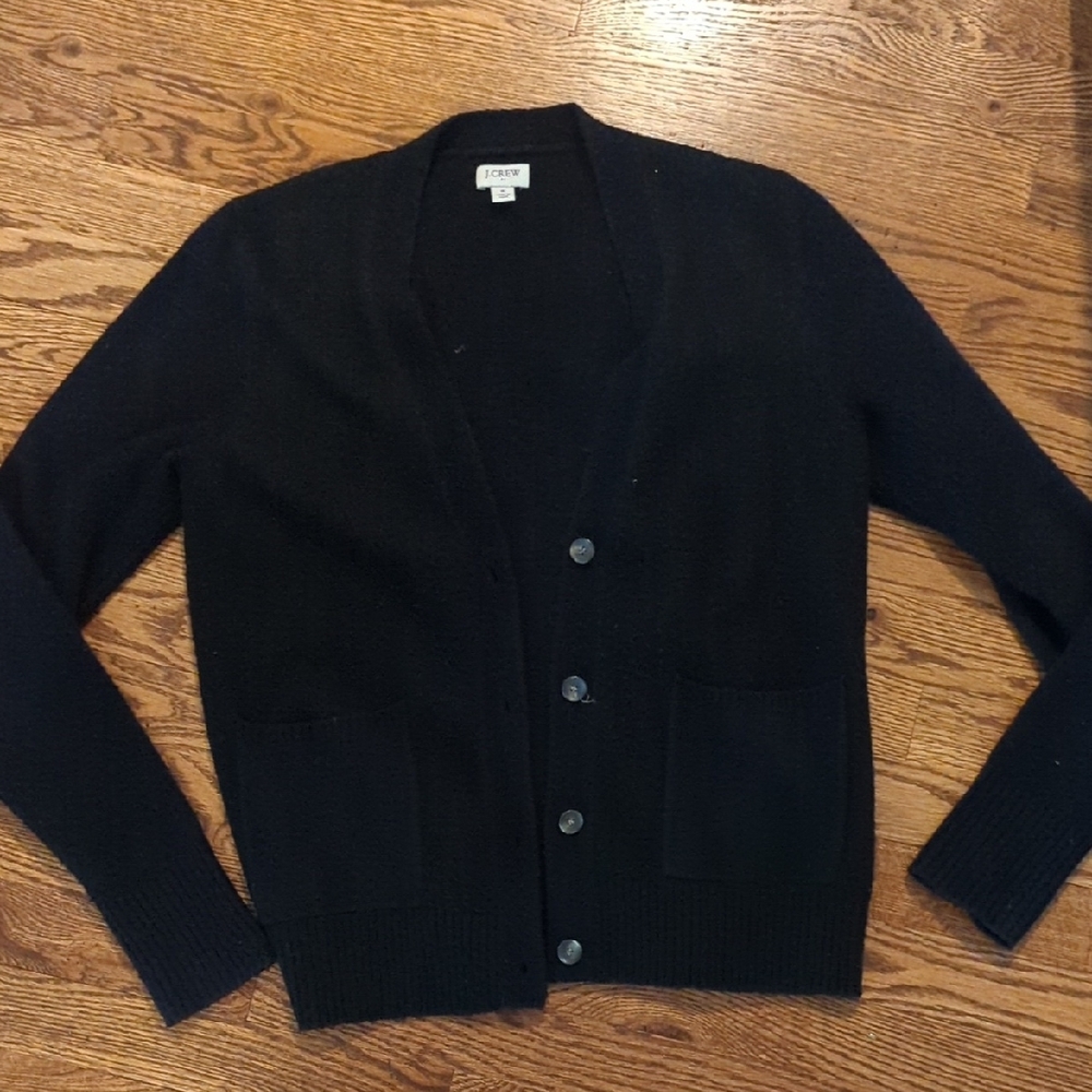 J. Crew Women's Black Cardigan Sweater